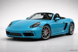 Porsche 718 Boxster in Miami Blue