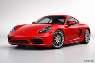 Porsche 718 Cayman in Guards Red