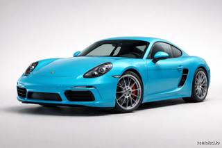 Porsche 718 Cayman in Miami Blue