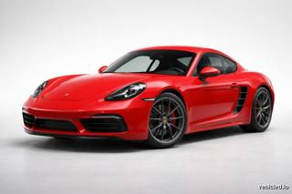 Porsche 718 Cayman in Guards Red