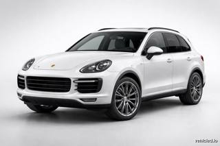 Porsche Cayenne in Carrara White