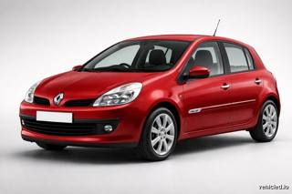 Renault Clio in Flame Red