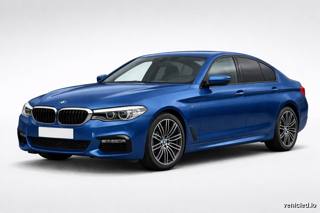 BMW 5 Series in Phytonic Blue