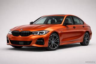 BMW 3 Series in Sunset Orange Metallic