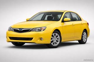 Subaru Impreza in Sunshine Yellow