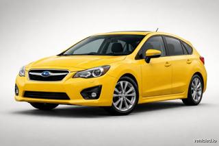 Subaru Impreza in Sunshine Yellow