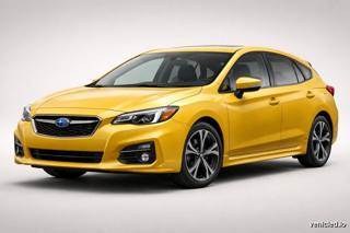 Subaru Impreza in Sunshine Yellow