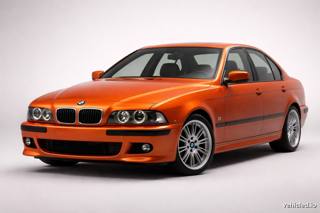 BMW 5 Series in Sunset Orange