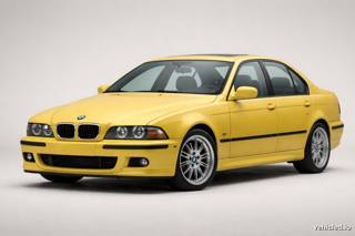 BMW 5 Series in Dakar Yellow