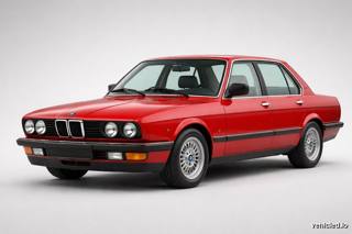 BMW 5 Series in Zinnoberrot