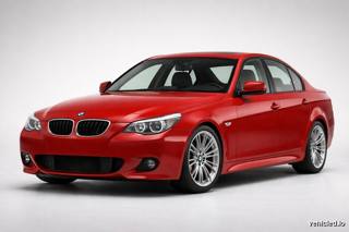 BMW 5 Series in Imola Red