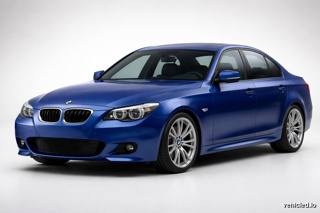BMW 5 Series in Le Mans Blue