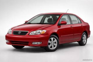 Toyota Corolla in Impulse Red Pearl
