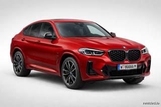 BMW X4 in Flamenco Red