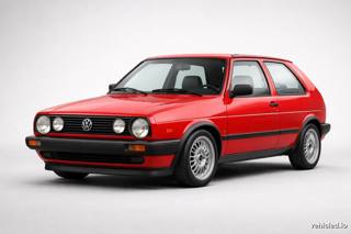 Volkswagen Golf in Tornado Red
