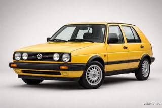 Volkswagen Golf in Turmeric Yellow Metallic