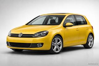 Volkswagen Golf in Turmeric Yellow Metallic