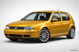 Volkswagen Golf in Turmeric Yellow Metallic