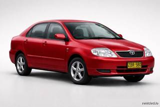Toyota Corolla in Barcelona Red Metallic