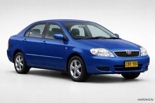Toyota Corolla in Blueprint