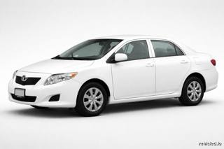 Toyota Corolla in Super White