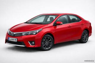 Toyota Corolla in Barcelona Red Metallic