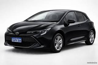 Toyota Corolla in Midnight Black Metallic