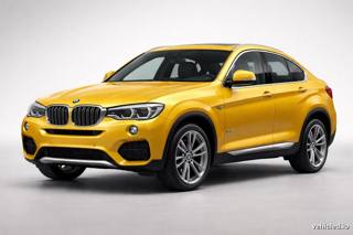 BMW X4 in Dakar Yellow