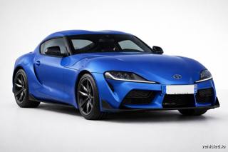 Toyota Supra in Downshift Blue