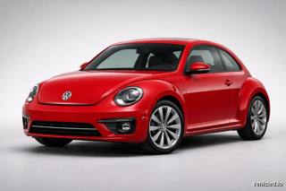 Volkswagen Beetle in Tornado Red