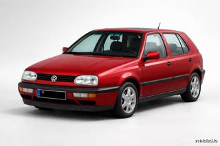 Volkswagen Golf in Kings Red Metallic