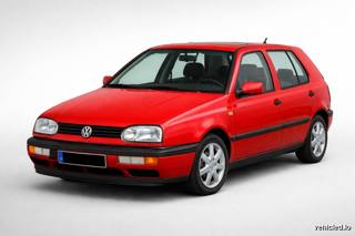 Volkswagen Golf in Tornado Red