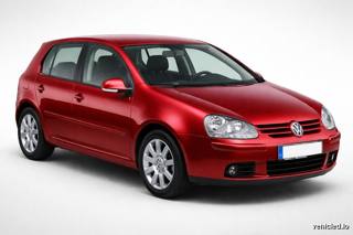 Volkswagen Golf in Kings Red Metallic