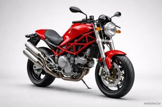 Ducati Monster in Ducati Red