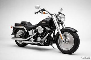 Harley-Davidson Fat Boy in Black Denim