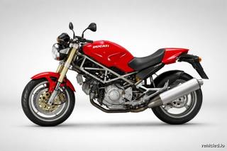 Ducati Monster in Ducati Red