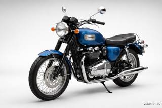 Triumph Bonneville in Aegean Blue