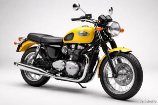 Triumph Bonneville in Yellow