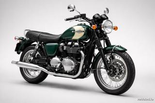 Triumph Bonneville in Green