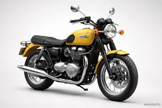 Triumph Bonneville in Yellow