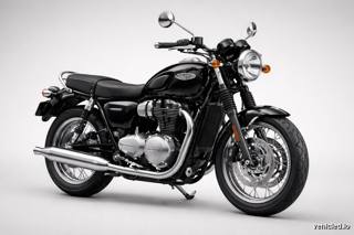 Triumph Bonneville in Jet Black