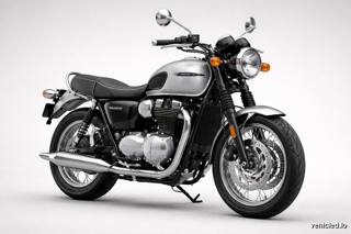 Triumph Bonneville in Silver Ice