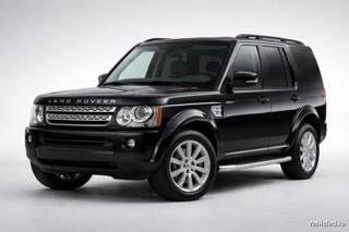 Land Rover Discovery in Santorini Black