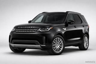 Land Rover Discovery in Santorini Black