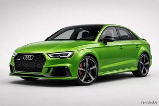 Audi RS 3 in Kyalami Green