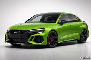 Audi RS 3 in Kyalami Green