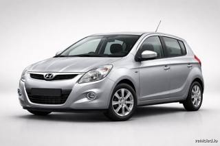 Hyundai i20 in Sleek Silver